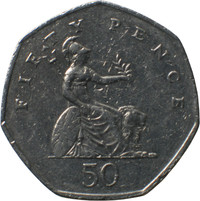 image, 50p coin